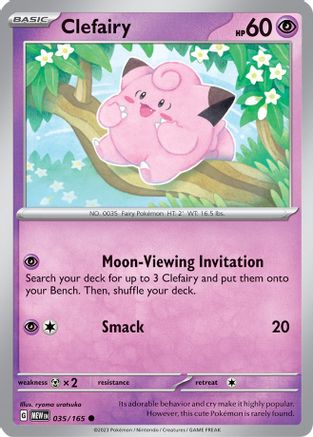 Clefairy 35 - SV Scarlet & Violet 151 Reverse Holofoil