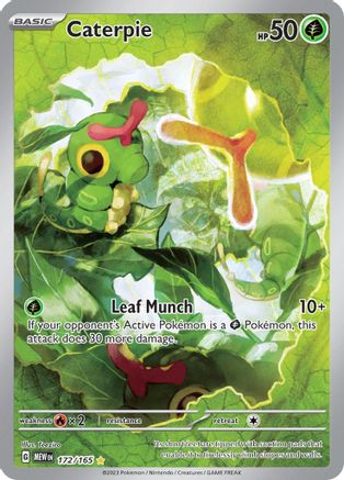 Caterpie - 172/165 172 - SV Scarlet & Violet 151 Holofoil