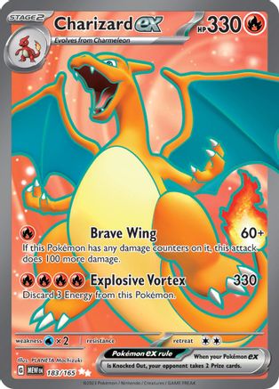Charizard ex - 183/165 183 - SV Scarlet & Violet 151 Holofoil