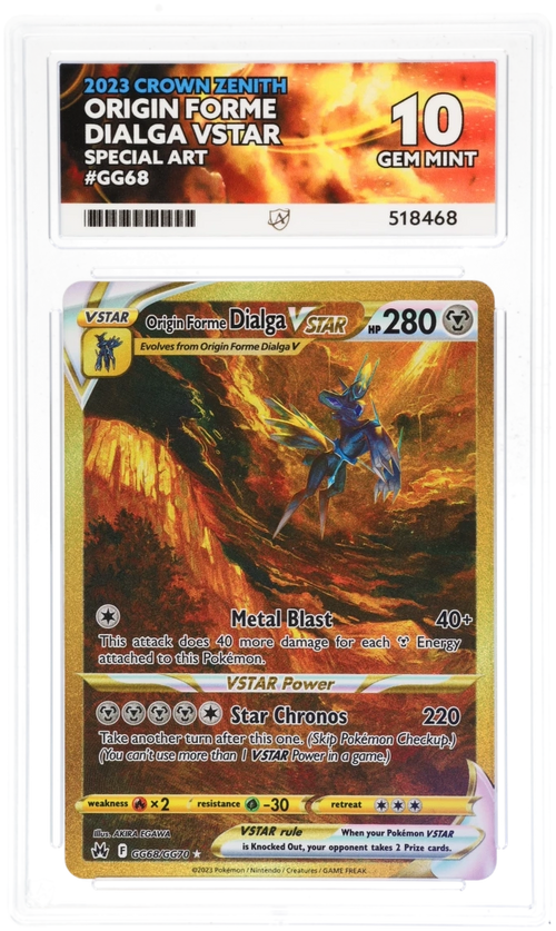 Origin Forme Dialga VSTAR GG68 - Ace 10 - 2023 Crown Zenith