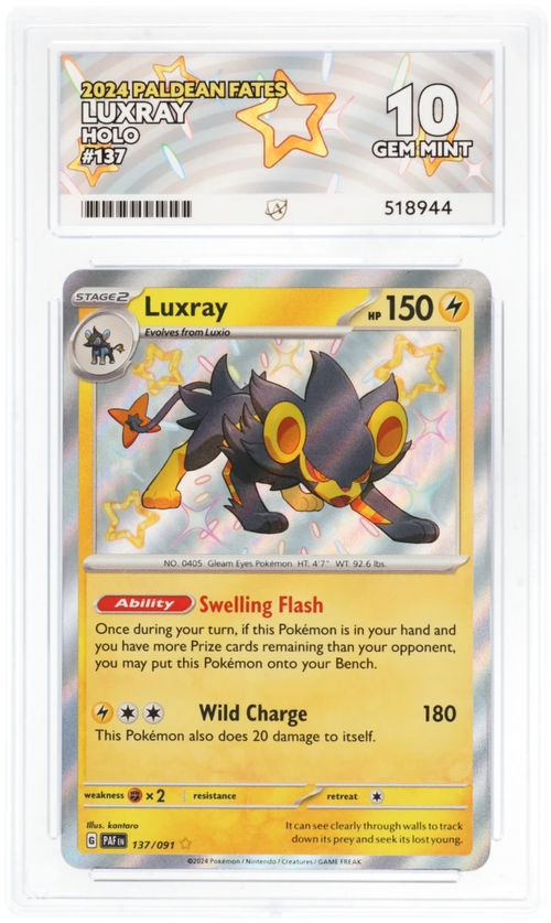 ACE 10 - Luxray - 137/091 - Paldean Fates - Pokemon