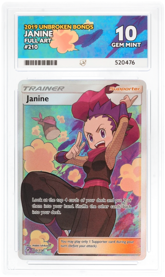 ACE 10 - Janine - 210/214 - Unbroken Bonds - Pokemon