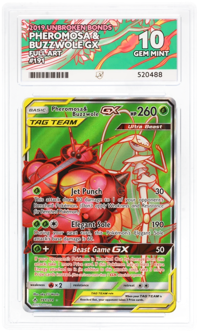 ACE 10 - Pheromosa & Buzzwole GX - 191/214 - Unbroken Bonds - Pokemon