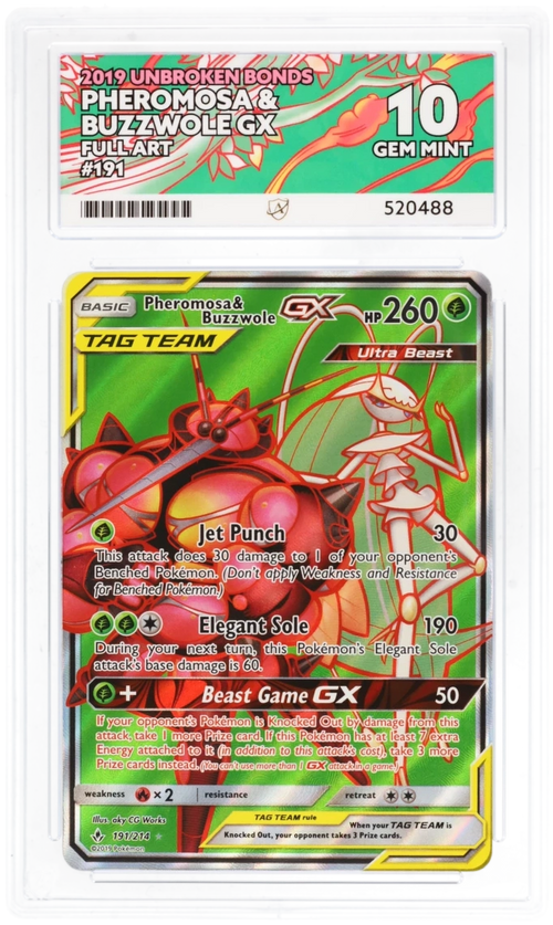 ACE 10 - Pheromosa & Buzzwole GX - 191/214 - Unbroken Bonds - Pokemon