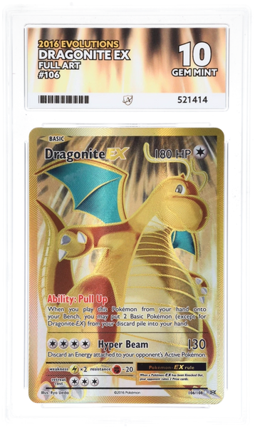 Dragonite ex Full Art 106/108 - Ace 10