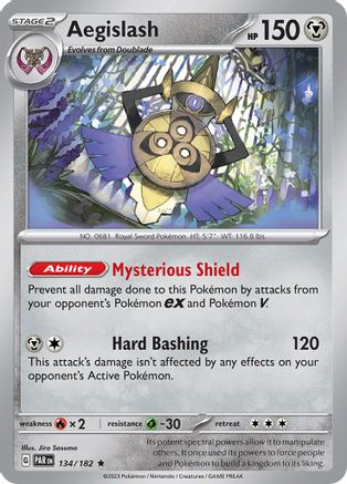 Aegislash - 134/182 134 - SV04 Paradox Rift Holofoil