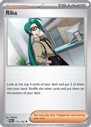 Rika 172 - SV04 Paradox Rift Reverse Holofoil