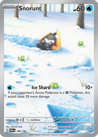 Snorunt 188 - SV04 Paradox Rift Holofoil