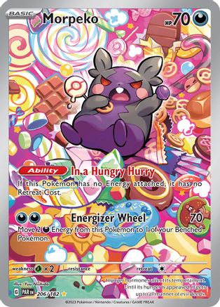 Morpeko 206 - SV04 Paradox Rift Holofoil