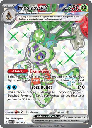 Froslass ex 217 - SV04 Paradox Rift Holofoil