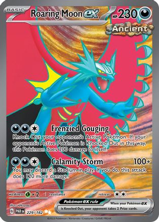 Roaring Moon ex 229 - SV04 Paradox Rift Holofoil