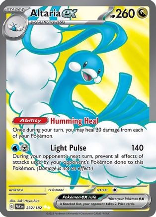Altaria ex - 232/182 232 - SV04 Paradox Rift Holofoil