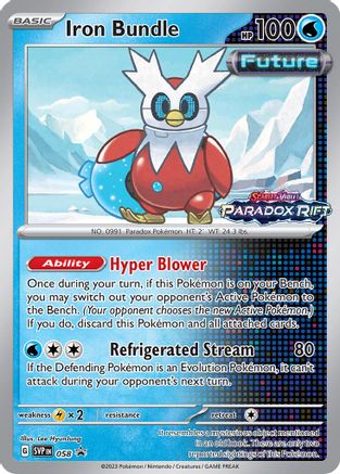 Iron Bundle - 058 58 - SV Scarlet & Violet Promo Cards Holofoil