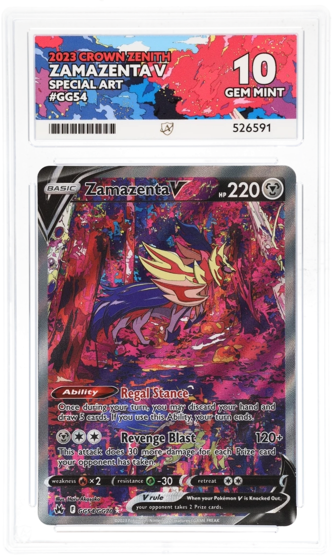 Zamazenta V GG54 - Ace 10 - Crown Zenith