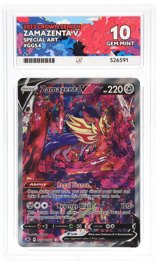 Zamazenta V GG54 - Ace 10 - Crown Zenith