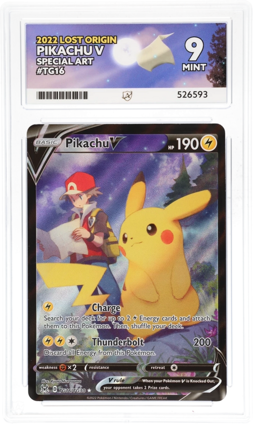 Pikachu V TG16 - Ace 9 - Lost Origin