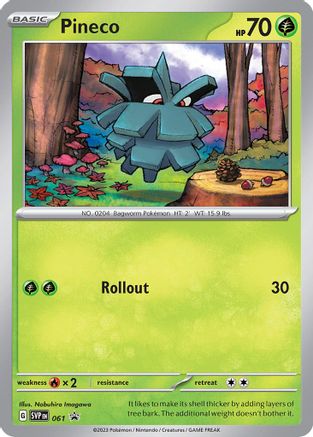 Pineco 61 - SV Scarlet & Violet Promo Cards Holofoil
