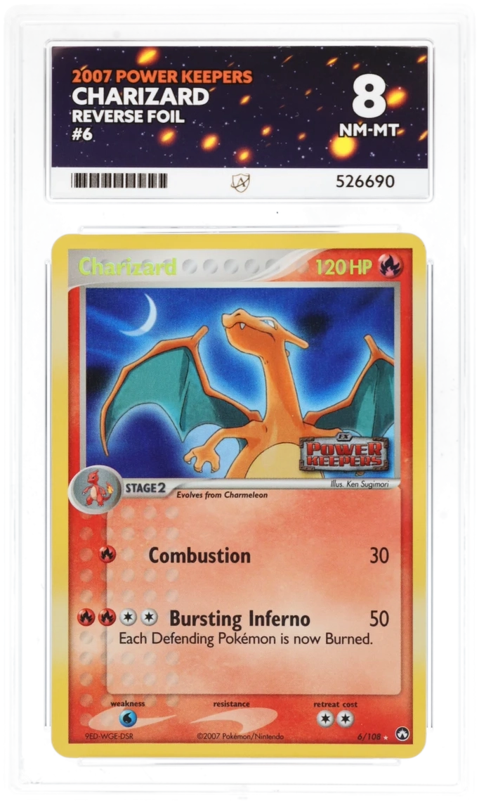 ACE 8 - Charizard - 6/108 - Power Keepers - Pokemon - front