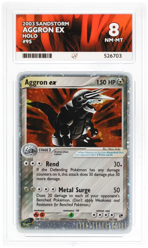 Aggron EX Holo - Ace 8 - Sandstorm