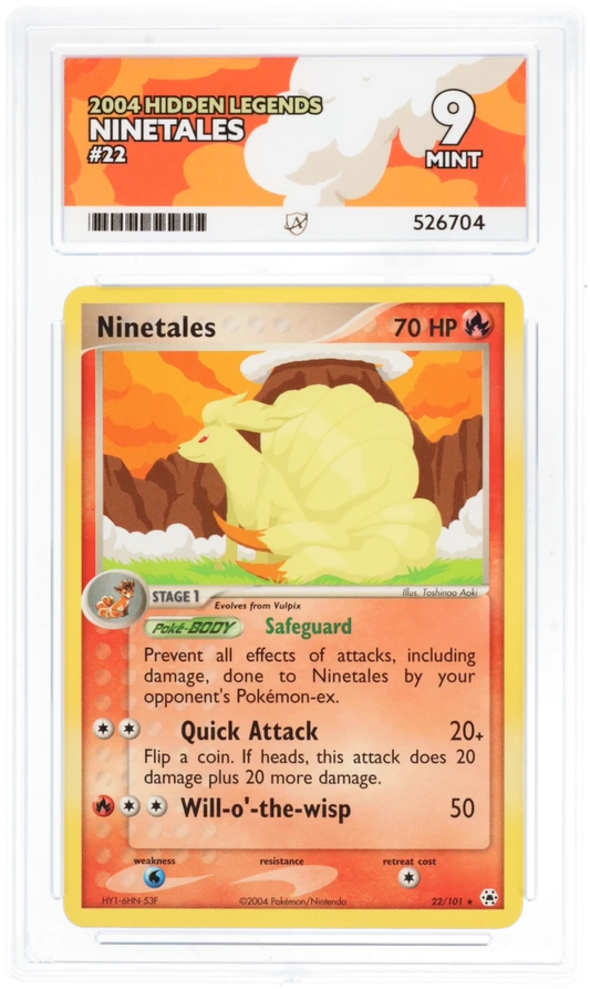 Ninetales 22/101 - Ace 9 - Hidden Legends
