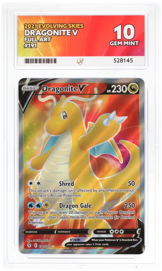 ACE 10 - Dragonite V - 191/203 - Evolving Skies - Pokemon