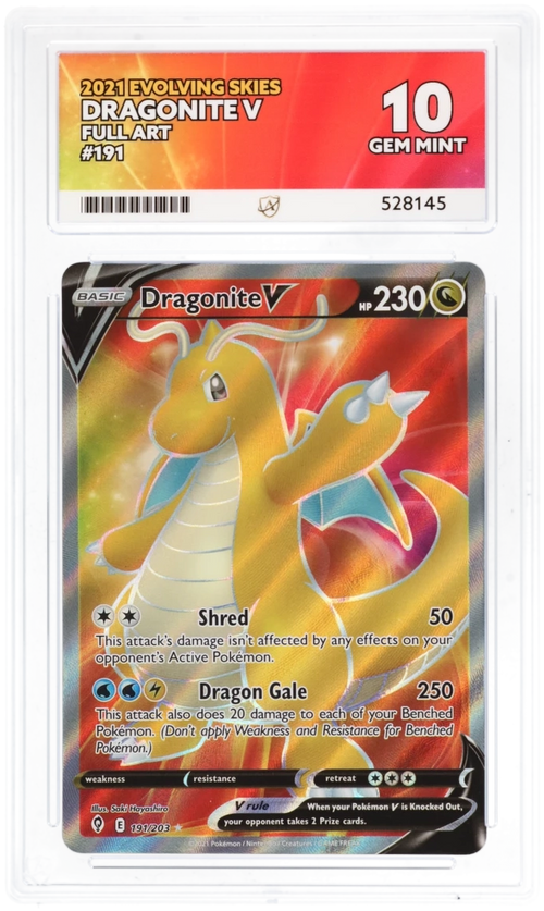 ACE 10 - Dragonite V - 191/203 - Evolving Skies - Pokemon