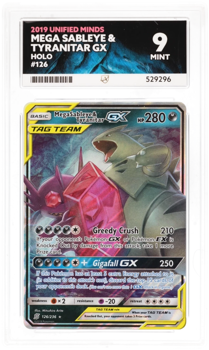 Mega Sableye & Tyranitar GX 126 - Ace 9 - Unified Minds