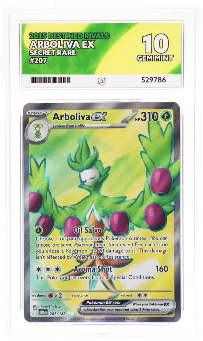 ACE 10 - Arboliva ex - 207/182 - Destined Rivals - Pokemon