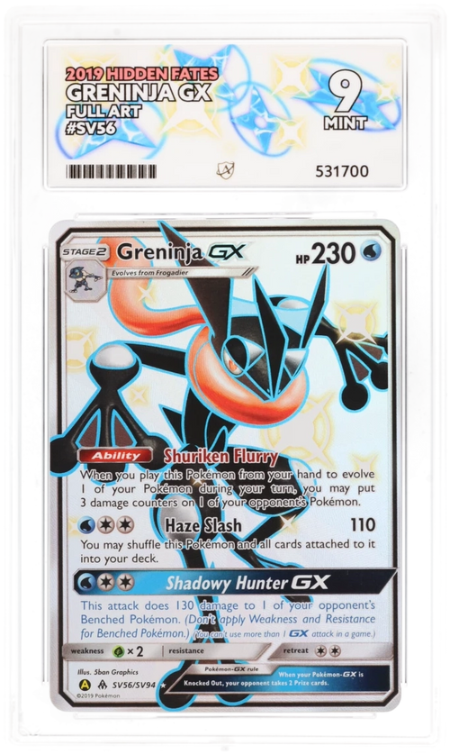 Greninja GX sv56 - Ace 9 - Hidden Fates