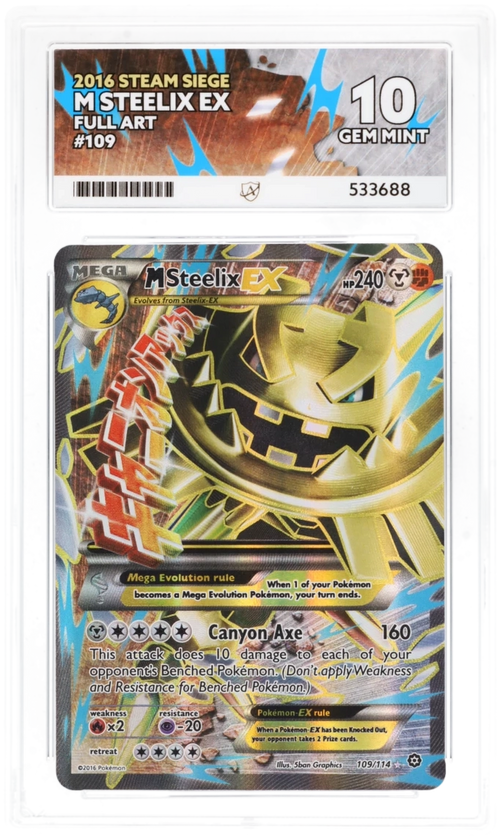 ACE 10 - M Steelix EX - 109/114 - Steam Siege - Pokemon - front