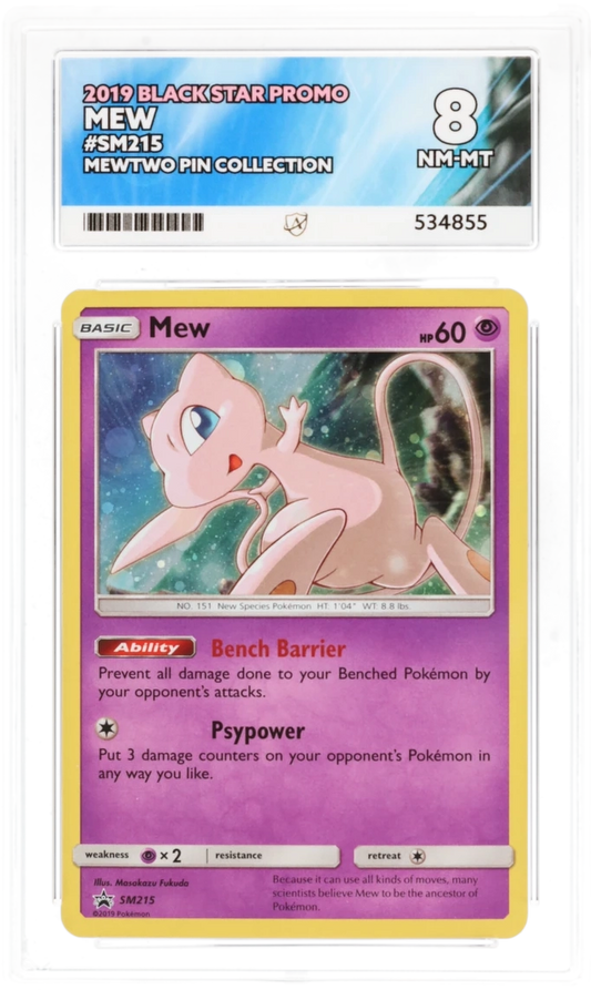 Mew SM215 Holo - Ace 8 - Black Star Promo
