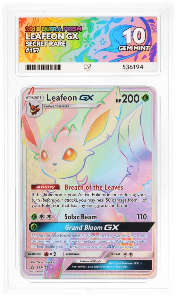 Leafeon GX - ACE 10   (Front)