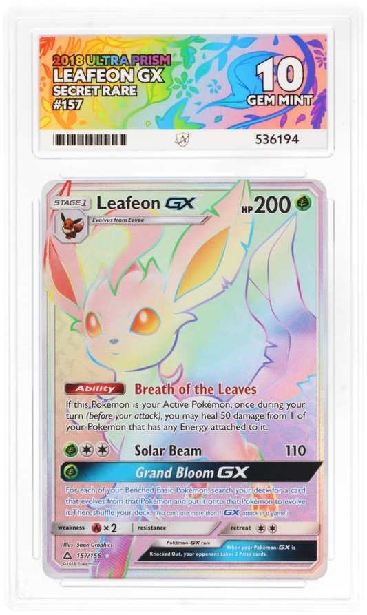 Leafeon GX - ACE 10   (Front)