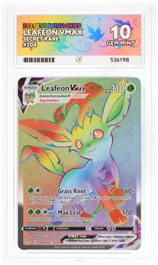 Leafeon VMAX - ACE 10   (Front)