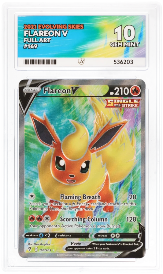 ACE 10 - Flareon V - 169/203 - Evolving Skies - Pokemon