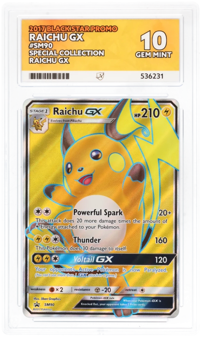 Raichu GX - ACE 10   (Front)