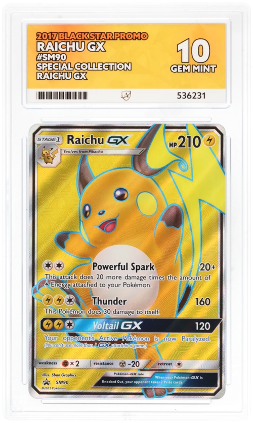 Raichu GX - ACE 10   (Front)