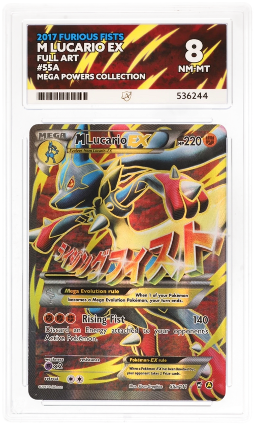 M Lucario EX - ACE 8   (Front)