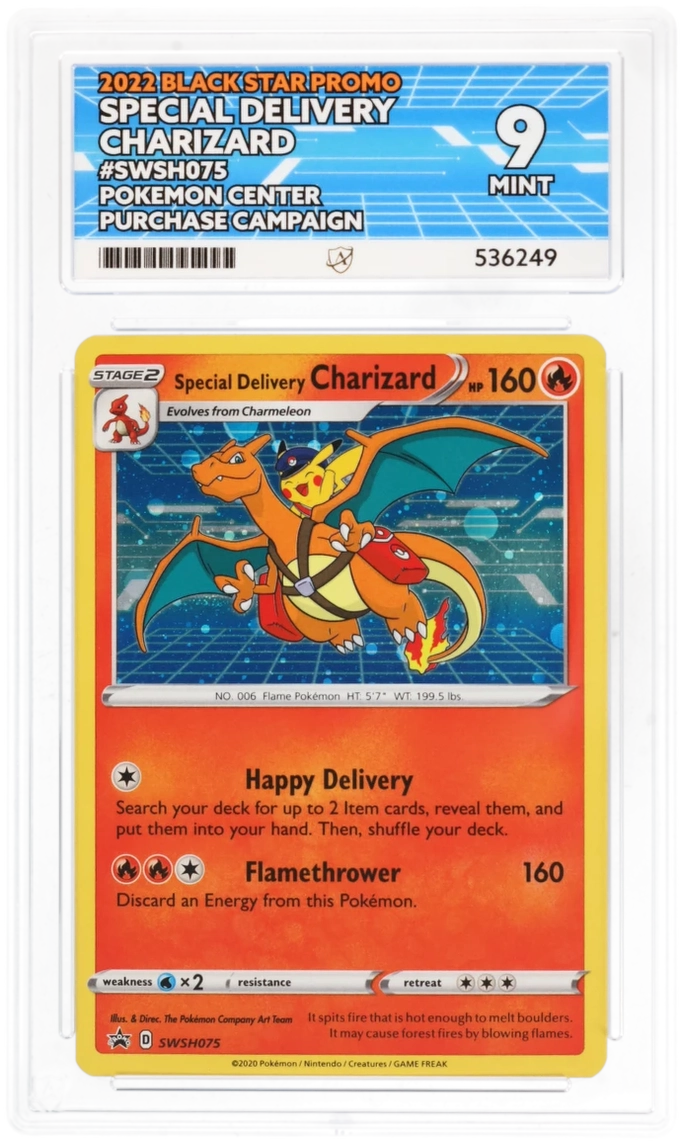 Special Delivery Charizard - ACE 9   (Front)