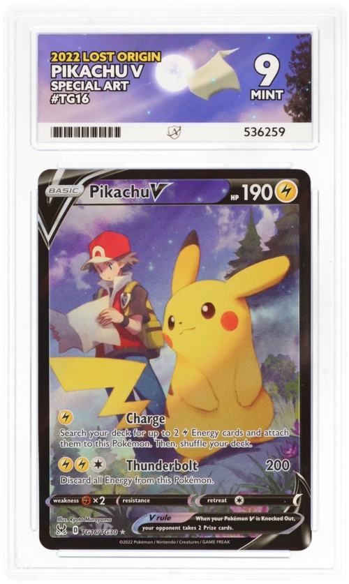 Pikachu V TG16 - Ace 9 - Lost Origin