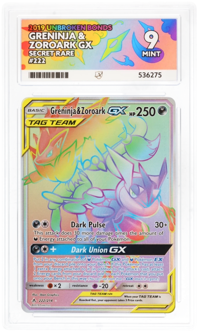 Greninja & Zoroark GX - ACE 9   (Front)