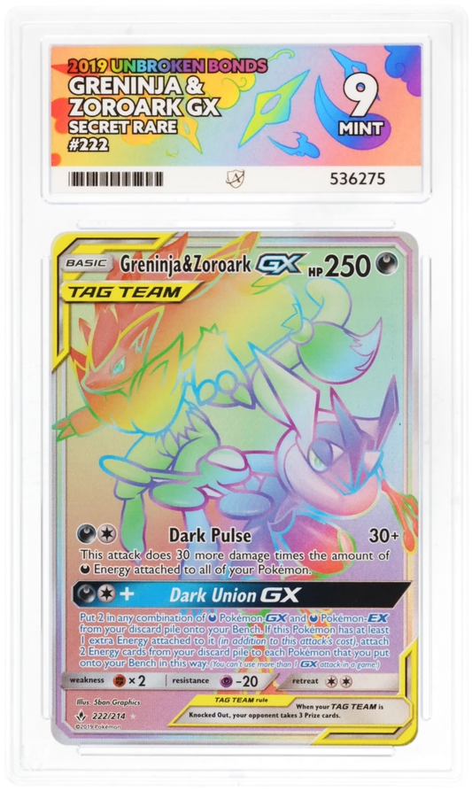 Greninja & Zoroark GX - ACE 9   (Front)