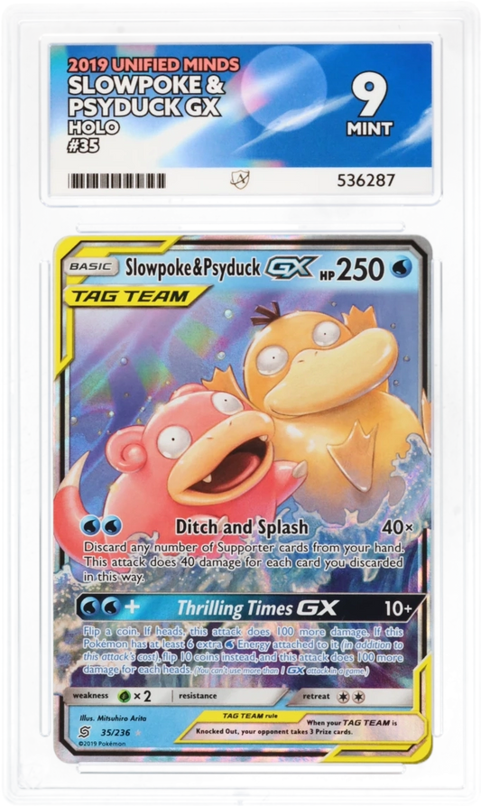 Slowpoke & Psyduck GX - ACE 9   (Front)