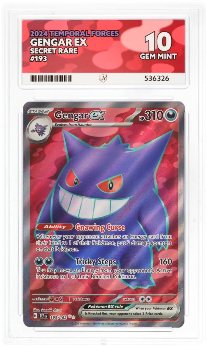 Gengar ex - ACE 10   (Front)