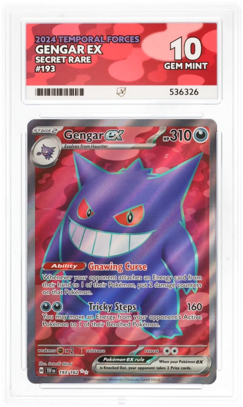 Gengar ex - ACE 10   (Front)