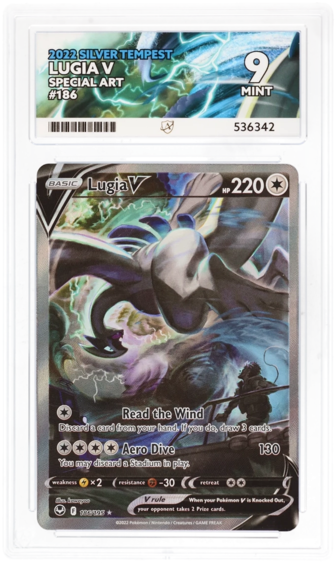 Lugia V 186/195 - Ace 9 - Silver Tempest