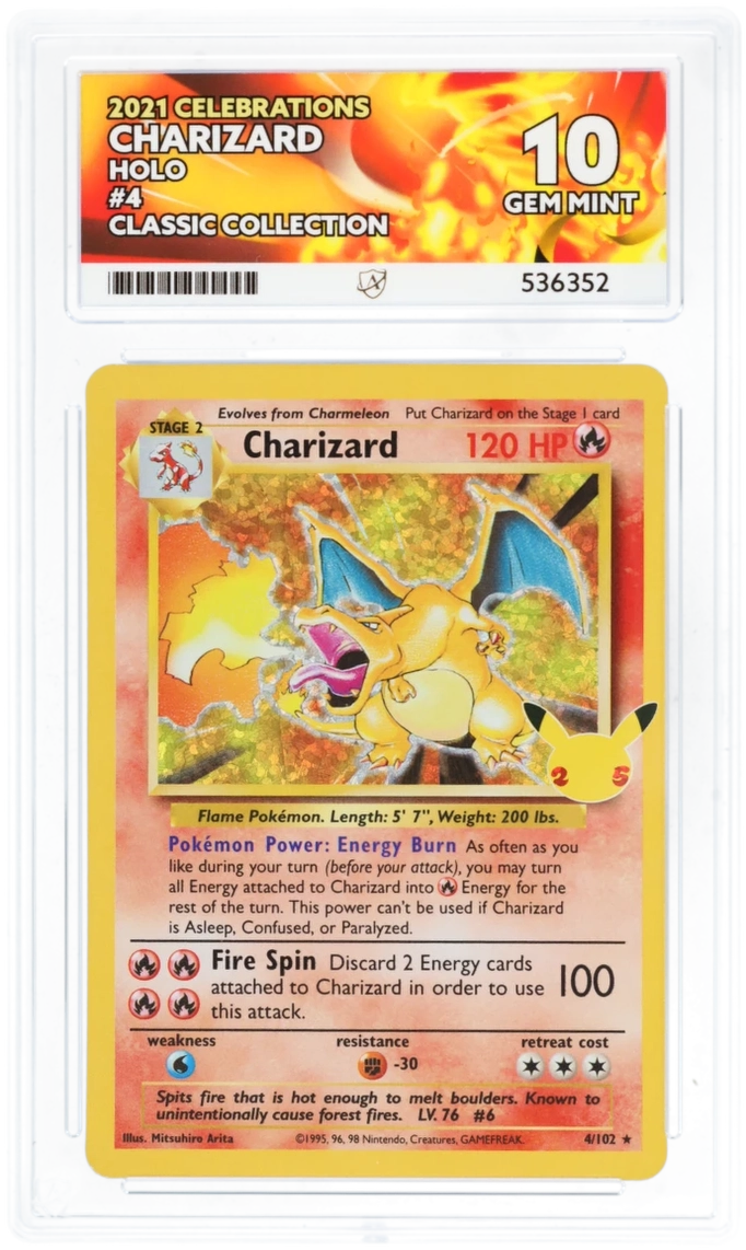 Charizard 4/102 - Ace 10 - Celebrations