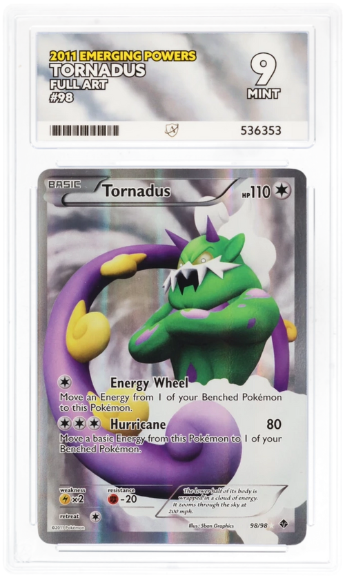 Tornadus Full Art 98 - Ace 9 - Emerging Powers