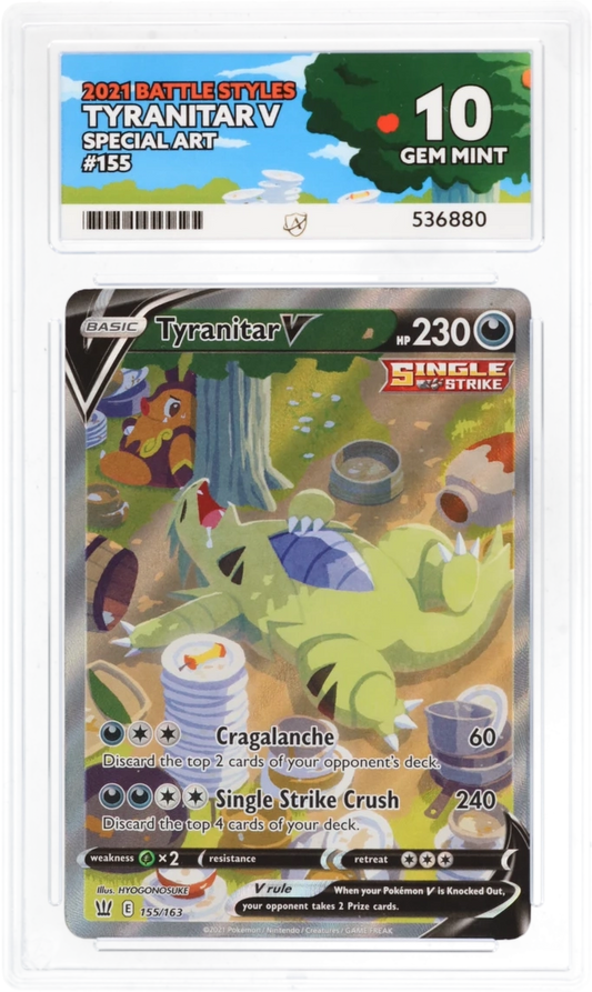 Tyranitar V 155/163 - Ace 10 - Battle Styles