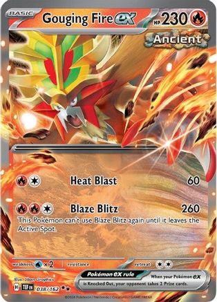 Gouging Fire ex 38 - SV05 Temporal Forces Holofoil